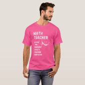 Mathematiklehrer definiert den Coolsten Titel a Te T-Shirt (Vorne ganz)