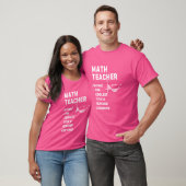 Mathematiklehrer definiert den Coolsten Titel a Te T-Shirt (Unisex)