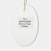 Mathematiklehrer der Mittelschule haben natürlich Keramik Ornament (Links)