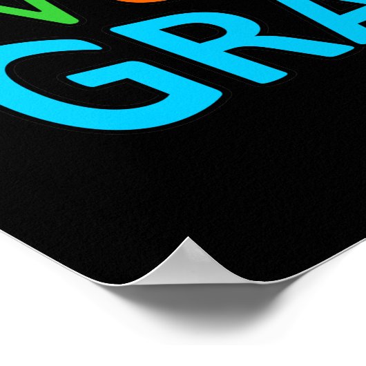 Mathematiklehrer der sechsten Klasse Poster (Ecke)