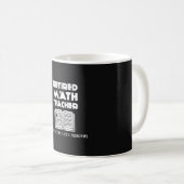 Mathematiklehrer erledigen noch die Probleme des L Kaffeetasse (VorderseiteRechts)