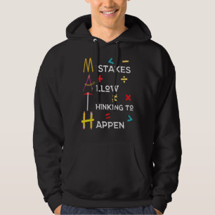 Mathematiklehrer-Fehler erlauben es zu denken Hoodie