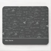 Mathematiklehrer Formeln als Algebra Office Mousepad (Vorne)