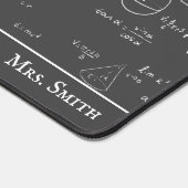 Mathematiklehrer Formeln als Algebra Office Schreibtischunterlage (Ecke)