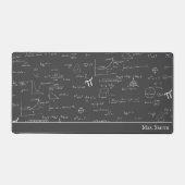 Mathematiklehrer Formeln als Algebra Office Schreibtischunterlage (Vorderseite)