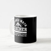 Mathematiklehrer Funny Rentirement Probleme Kaffeetasse (Vorderseite Links)