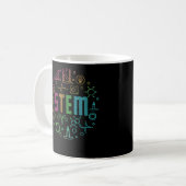 Mathematiklehrer für STEM Science Technology Engin Kaffeetasse (Vorderseite Links)