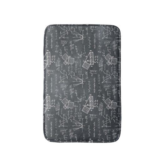 Mathematiklehrer Geschenk Nerdy Algebra Badematte (Vorderseite Vertikal)