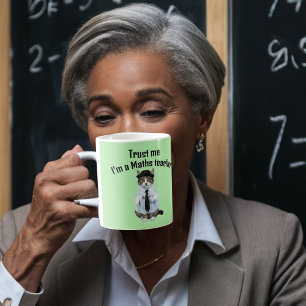 Mathematiklehrer-Geschenk vertrauen mir Mathematik Kaffeetasse
