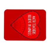 Mathematiklehrer glauben an Ecken Magnet (Horizontal)