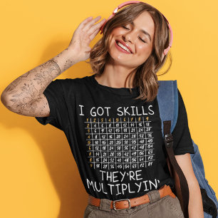 Mathematiklehrer Got Kompetenzen multiplizieren T-Shirt