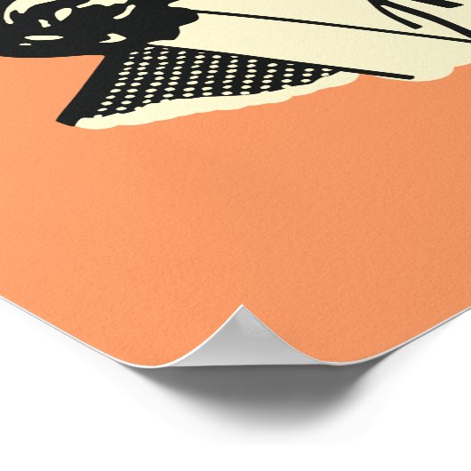 Mathematiklehrer haben Probleme - Funny Retro Spaß Poster (Ecke)