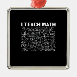 Mathematiklehrer I lehre Mathematik Ornament Aus Metall