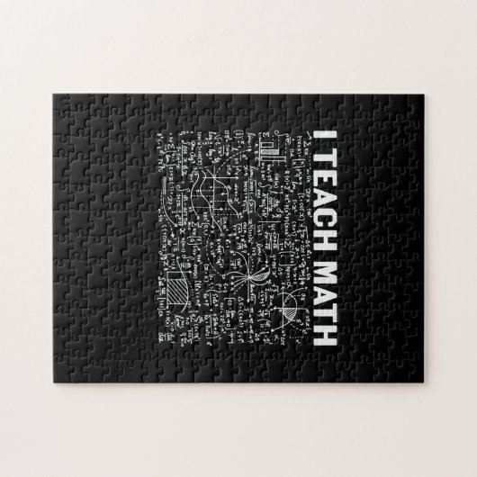 Mathematiklehrer I lehre Mathematik Puzzle (Horizontal)