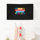 Mathematiklehrer Ich bin Mathematiklehrer Banner (Insitu)