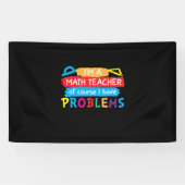 Mathematiklehrer Ich bin Mathematiklehrer Banner (Horizontal)