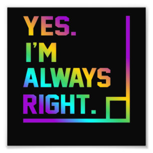 Mathematiklehrer immer Recht Mathematik Fotodruck