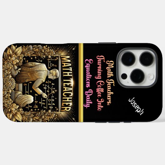 Mathematiklehrer Inspirierend Schüler Case-Mate iPhone Hülle (Rückseite (Horizontal))