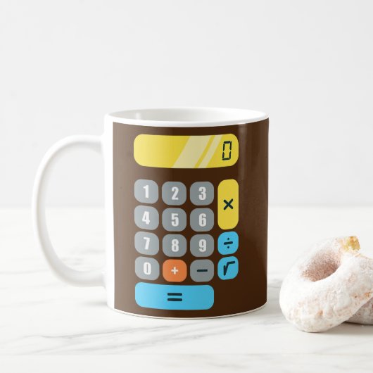 Mathematiklehrer Kaffeetasse (Mit Donut)