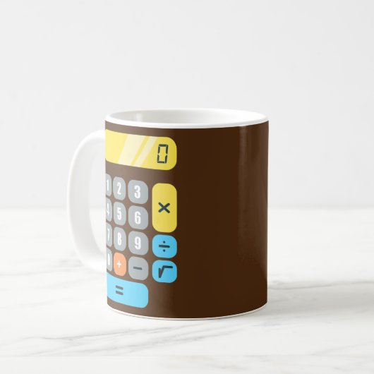 Mathematiklehrer Kaffeetasse (Vorderseite Links)