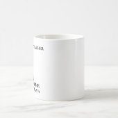 Mathematiklehrer Llama Aint Got Zeit für Sie Kaffeetasse (Mittel)