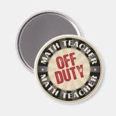 Mathematiklehrer Magnet (Vorderseite/Rückseite)