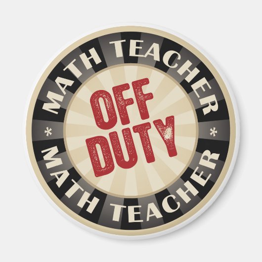 Mathematiklehrer Magnet (Vorne)