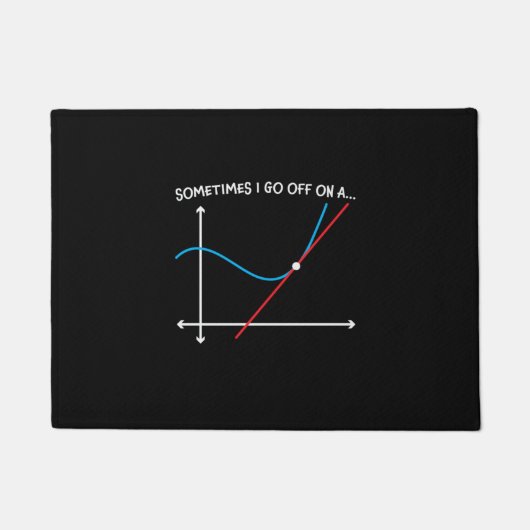 Mathematiklehrer manchmal gehe ich weg fußmatte (Vorderseite)