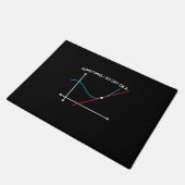 Mathematiklehrer manchmal gehe ich weg fußmatte (Schrägansicht)