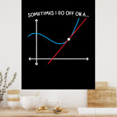 Mathematiklehrer manchmal gehe ich weg poster (Küche)