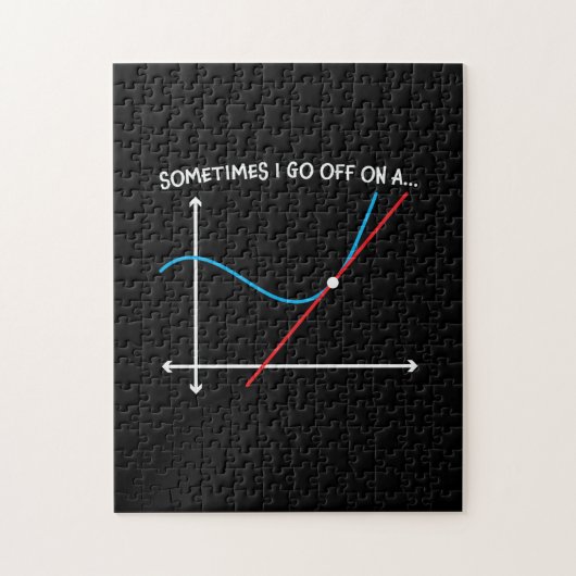 Mathematiklehrer manchmal gehe ich weg puzzle (Vertikal)