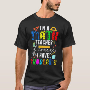 Mathematiklehrer Männer Frauen Statistik Algebra M T-Shirt