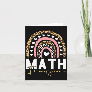 Mathematiklehrer - Mathe ist mein Jam Karte
