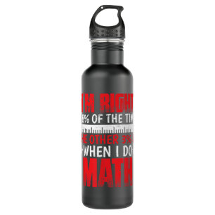 Mathematiklehrer Mathematik Lover Edelstahlflasche