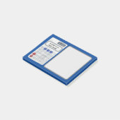 Mathematiklehrer mathematisch untersuchen Mathemat Post-it Klebezettel (angewinkelt)