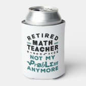 Mathematiklehrer nicht mehr mein Problem Dosenkühler (Kanne Vorderseite)
