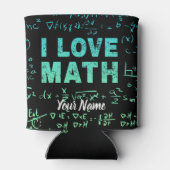 Mathematiklehrer oder -lehrer und -lehrer dosenkühler (Rückseite)