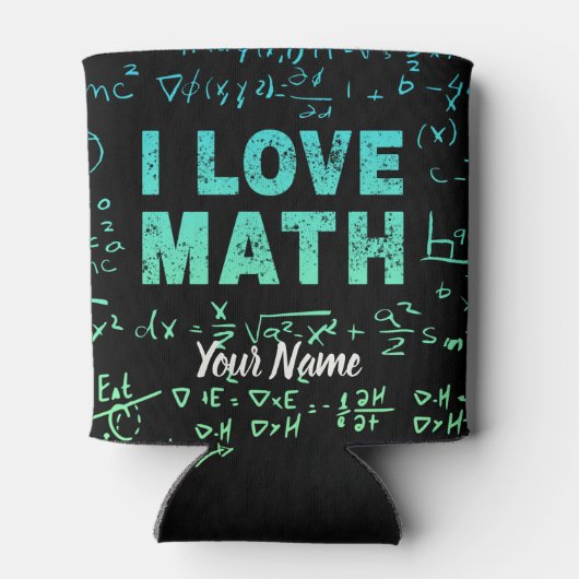 Mathematiklehrer oder -lehrer und -lehrer dosenkühler (Rückseite)