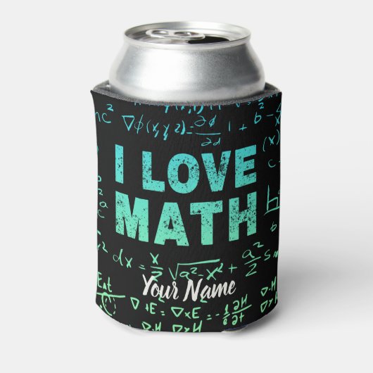 Mathematiklehrer oder -lehrer und -lehrer dosenkühler (Kanne Rückseite)