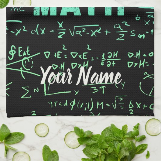 Mathematiklehrer oder -lehrer und -lehrer geschirrtuch (Gefaltet)