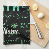 Mathematiklehrer oder -lehrer und -lehrer geschirrtuch (Viertel Falte)