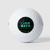 Mathematiklehrer oder -lehrer und -lehrer golfball (Vorderseite)