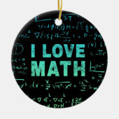 Mathematiklehrer oder -lehrer und -lehrer keramik ornament (Vorne)