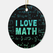 Mathematiklehrer oder -lehrer und -lehrer keramik ornament (Links)