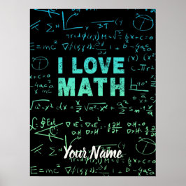 Mathematiklehrer oder -lehrer und -lehrer poster