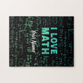 Mathematiklehrer oder -lehrer und -lehrer puzzle (Horizontal)