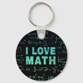 Mathematiklehrer oder -lehrer und -lehrer schlüsselanhänger (Vorderseite)