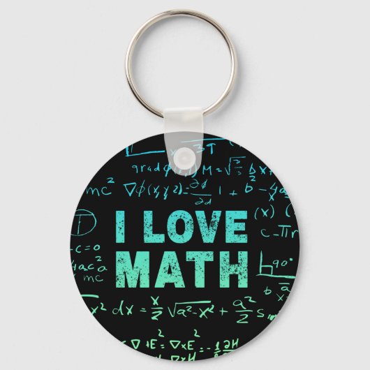 Mathematiklehrer oder -lehrer und -lehrer schlüsselanhänger (Vorderseite)