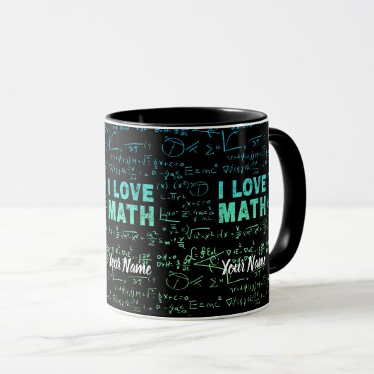 Mathematiklehrer oder -lehrer und -lehrer tasse (VorderseiteRechts)