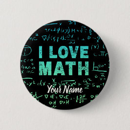 Mathematiklehrer oder Mathematikprofessor und Stud Button